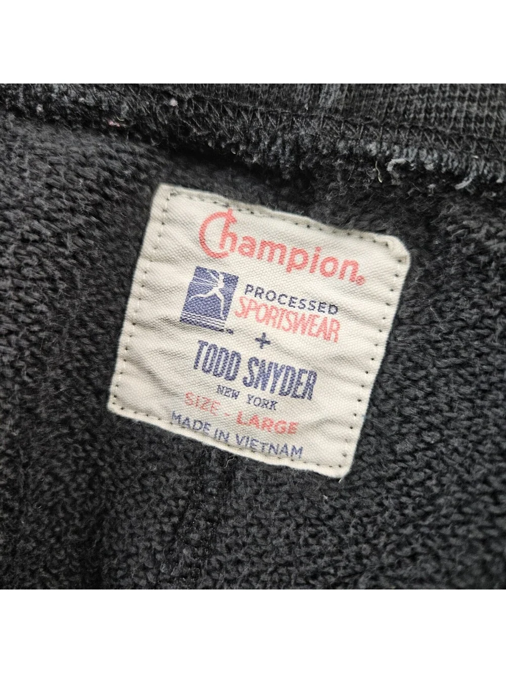 Champion X Todd Snyder Knit Sweatpants Joggers Men Large (Fits 36x30) 100% Cott